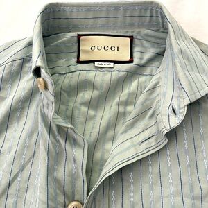 A brand new with tag men’s Gucci dress shirt